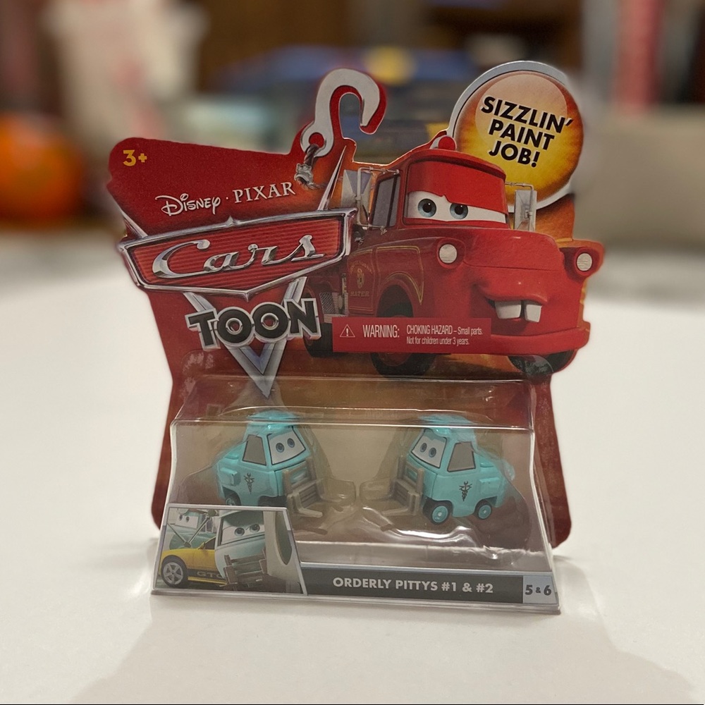 Disney Cars Orderly Pittys #1 & #2